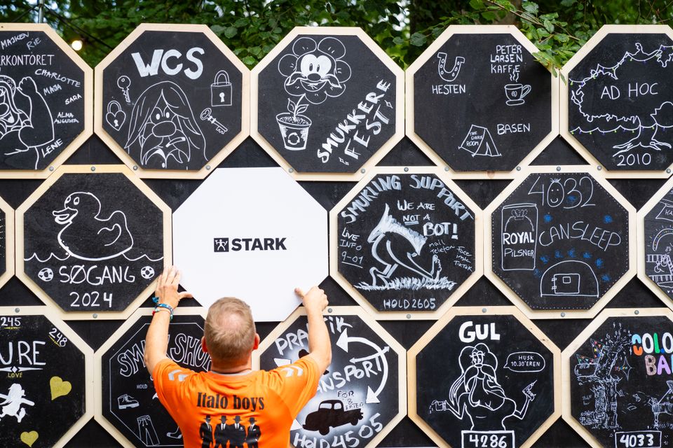 Wall of Smukcrew hylder alle de frivillige på Smukfest